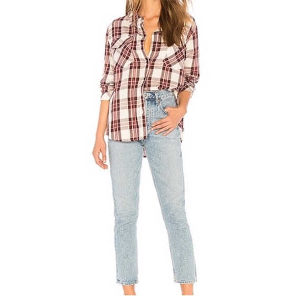 Sanctuary Boyfriend For Life Renegade Plaid Button Down Shirt. NWT! Sz S To 3X - Picture 5 of 13